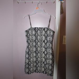 Garage Snake Skin Pattern Dress